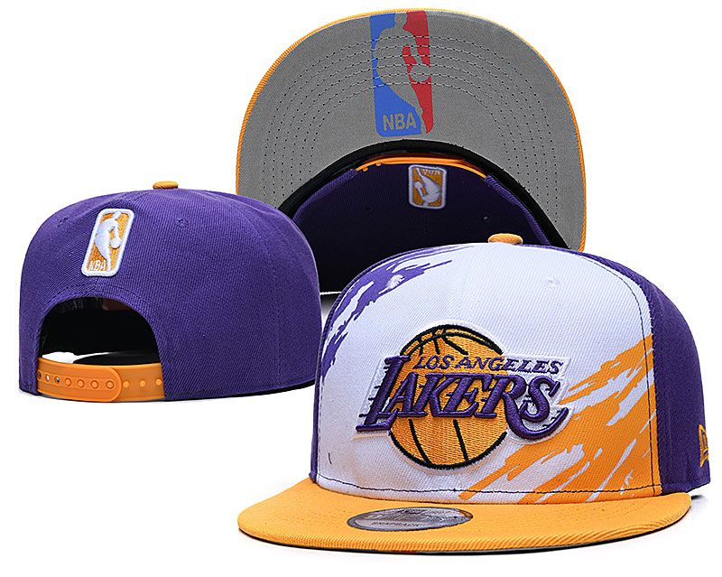 2021 NBA Los Angeles Lakers Hat GSMY322->nfl hats->Sports Caps